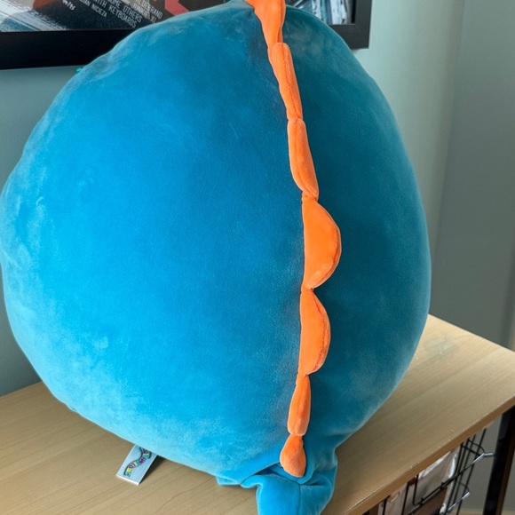 Squishmallows Blue and Green Stuffed Animal - Picture 2 of 5